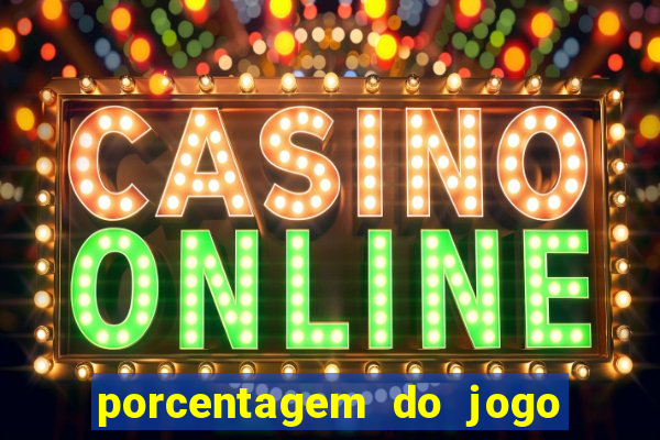 porcentagem do jogo fortune tiger